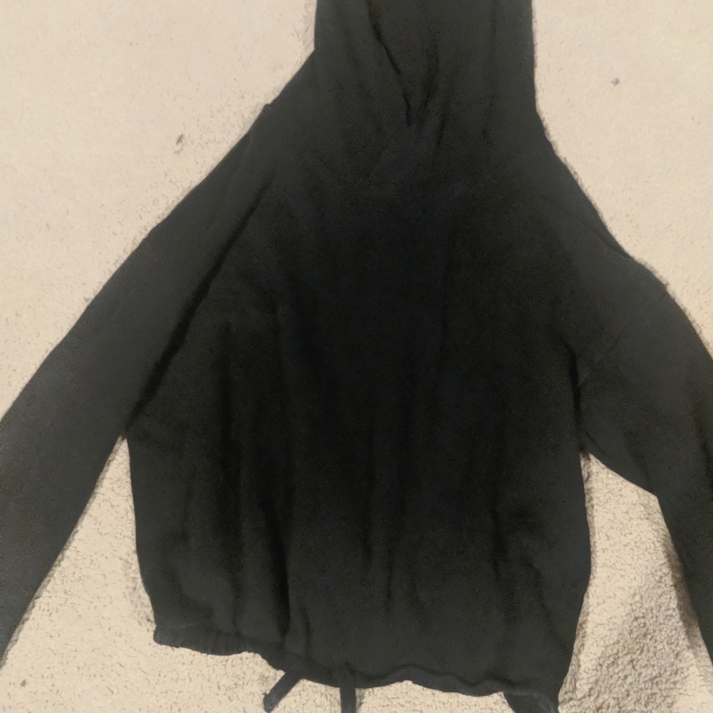 Girls long sleeved top with hood size-10-12